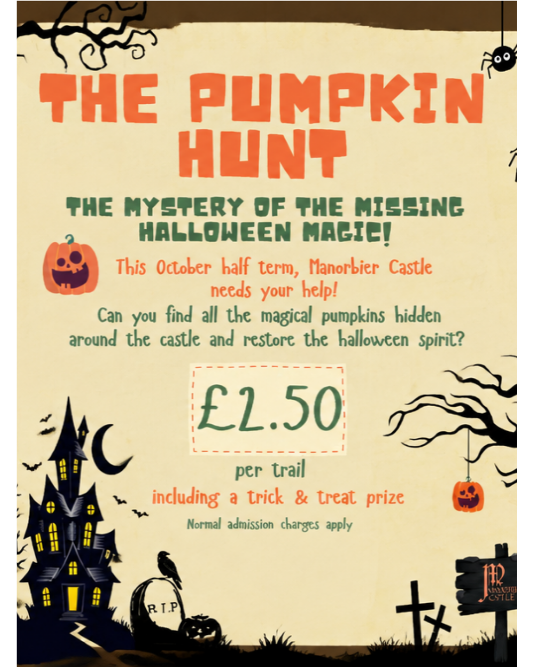 Halloween at Manorbier Castle! 🏰